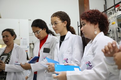 Klévia e Maria Eduarda participaram da imersão com as outras selecionadas Klévia e Maria Eduarda participaram da imersão com as outras selecionadas