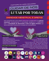 Campanha arrecada itens para promover a dignidade menstrual