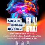 Inscrições abertas para o processo seletivo para cursos técnicos em Artes da Ufal