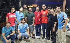 Integrantes do Clube de Xadrez da Ufal