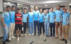 Equipe da Ufal no torneiod e Xadrez