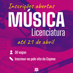Ufal abre inscrições para ingresso no curso de licenciatura em Música