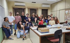 Giancarlo Nunes com a nova turma na UFRRJ