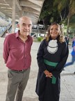 Jornalista e ambientalista Anivaldo Miranda foi prestigiar a amiga Rita Ferreira