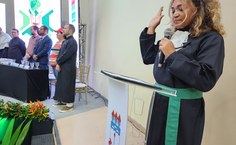 Rita Ferreira no momento do Juramento