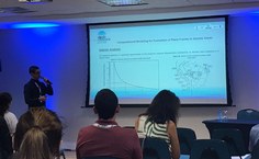 Wydem Lucas em apreentação de trabalho acadêmico