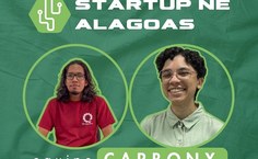 Ramon Verissimo e Taynah Alves, da licenciatura em Química do Campus Arapiraca