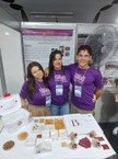 Equipe do projeto Barbatimed de membrana biodegradável, da Escola Estadual Professor Rosalvo Lôbo