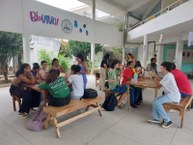 Estudantes participam de jogos diversos no Biogames