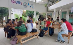 Estudantes participam de jogos diversos no Biogames