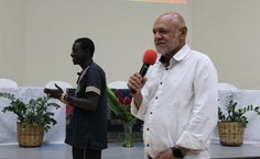 Apresentação cultural, na abertura do evento, com Silvino Pereira e Chico de Assis