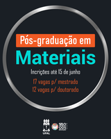 PPG Materiais da Ufal oferece 29 vagas para mestrado e doutorado