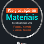 PPG Materiais da Ufal oferece 29 vagas para mestrado e doutorado