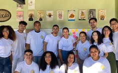 Estudantes participantes do projeto de extensão