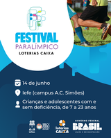 Ufal sedia Festival Paralímpico–Loterias Caixa 2025: inscrições abertas! Ufal sedia Festival Paralímpico–Loterias Caixa 2025: inscrições abertas!