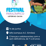 Ufal sedia Festival Paralímpico–Loterias Caixa 2025: inscrições abertas!