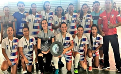 Vice-campeãs de Futsal 2018, em Recife