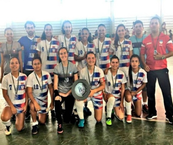 Vice-campeãs de Futsal 2018, em Recife