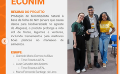 Estudantes da Ufal durante premição da etapa regional