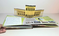 Parte do livro Rio Largo em pop-up, de autoria de Valnice Eleutério