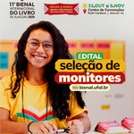 Bienal do Livro abre processo seletivo para monitores voluntários