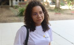 Aluna Gabriele Gomes, do curso de Administração