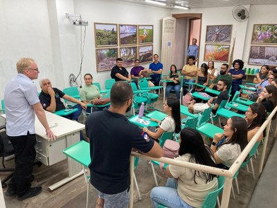 Recepção aos novos mestrandos da Ufal em Penedo