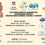 Ufal promove em outubro 16ª Maratona Alagoana de Lógica