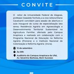 Campus Arapiraca realiza aula inaugural da Residência Agrária em Agroecologia