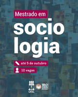 Edital aberto para mestrado em Sociologia com início em 2026