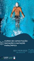 Iefe promove capacitação em atletismo e natação paralímpica