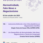 Negacionismo e fake news são temas de evento da pós-graduação em Filosofia