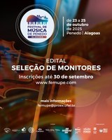 Ufal vai selecionar monitores voluntários para o Festival de Música de Penedo