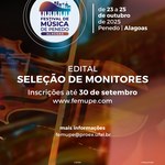 Ufal vai selecionar monitores voluntários para o Festival de Música de Penedo