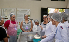 Oficina de produtos lácteos