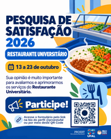 Proest realiza pesquisa de satisfação sobre os Restaurantes Universitários da Ufal