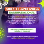 Sinpete 2026 é aprovada em edital nacional de feiras e mostras científicas do CNPq