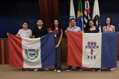 Os estudantes da Ufal Emy (Maceió), Weversson, Luana, Clécio, Alline e Sandrielly, de Arapiraca