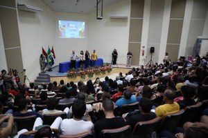Aula inaugural na Ufal contou com palestra do jornalista Leonardo Sakamoto