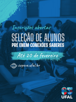 Curso Pré-Enem da Ufal abre 200 vagas para estudantes do ensino médio