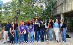 Equipe do Programa Sinpete durante oficina do Currículo Lattes