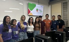 Estudantes participantes da Oficina Lattes