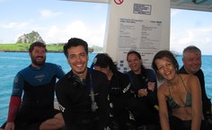 Coleta em Fernando de Noronha