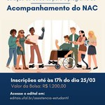 Ufal abre inscrições para bolsistas do Núcleo de Acessibilidade em Maceió