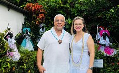 Amaurício de Jesus e a orientadora Débora Massmann