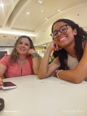 Maria Rita e sua mãe, Reijane: apoio da família sempre foi fundamental