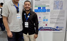 José Cícero Pereira e o orientador, professor Silvan Menezes
