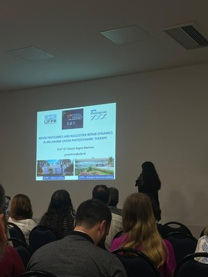 Apresentação da pesquisa no Congresso da Sociedade Brasileira de Bioquímica e Biologia Molecular