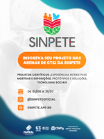 Sinpete recebe inscrição de propostas para Arenas Temáticas