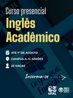 Abertas inscrições para cursos presenciais de inglês acadêmico